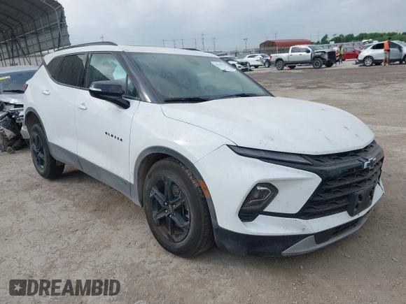 2024 Chevrolet Blazer LT с VIN 3GNKBDR43RS210038, выставлен на аукционе IAAI как лот 42144722 с пробегом 10 862 миль миль и . История ставок и продаж доступна на DreamBid. Изображение 1.