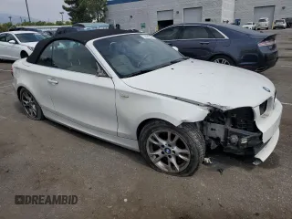 2008 BMW 1 Series 128i with VIN WBAUN13558VH80138, listed as a Copart auction lot 72604234 with 153,055 mi miles and Salvage Title. Bid and sale history available at carsss.com. Image 4.