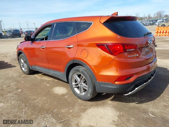 2017 Hyundai Santa Fe Sport 2.4L with VIN 5XYZTDLB9HG439478, listed as a IAAI auction lot 41767857 with 160,937 mi miles. Bid and sale history available at carsss.com. Image 3.