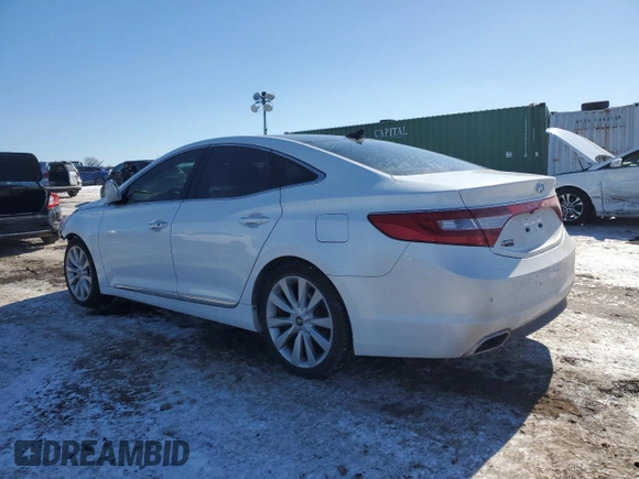 2015 Hyundai Azera Limited z VIN KMHFH4JG2FA431962, wystawiony jako Copart lot #46004945 z przebiegiem 174 041 mil mil oraz Szkoda całkowita • Salvage title. Historia ofert i sprzedaży dostępna na DreamBid. Obrazek 2.