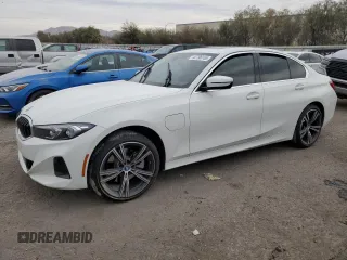 2024 BMW 3 Series 330e with VIN 3MW39FF06R8E35070, listed as a Copart auction lot 42796155 with 3,987 mi miles and Salvage Title. Bid and sale history available at carsss.com. Image 1.