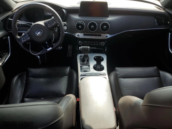 2020 Kia Stinger GT with VIN KNAE35LC0L6086859, listed as a Copart auction lot 58713924 with 38,837 mi miles and Salvage Title. Bid and sale history available at carsss.com. Image 8.