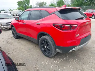 2020 Chevrolet Blazer LT with VIN 3GNKBCR45LS662204, listed as a IAAI auction lot 42458323 with 83,502 mi miles and . Bid and sale history available at DreamBid. Image 3.