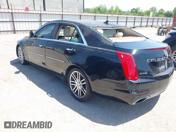 2014 Cadillac CTS Luxury RWD with VIN 1G6AR5SX4E0195791, listed as a IAAI auction lot 42004960 with Not Provided miles. Bid and sale history available at carsss.com. Image 3.