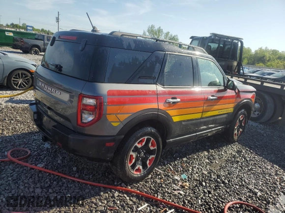 2024 Ford Bronco with VIN 3FMCR9K64RRE33001, listed as a Copart auction lot 52875415 with 18,804 mi miles and Salvage title. Bid and sale history available at DreamBid. Image 3.