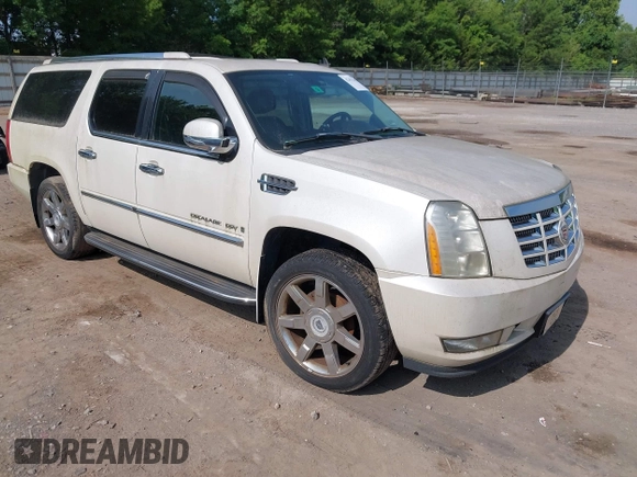2007 Cadillac Escalade ESV with VIN 1GYFK66847R396373, listed as a IAAI auction lot 42451362 with 146,008 mi miles and . Bid and sale history available at DreamBid. Image 1.