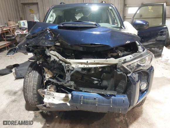 2019 Toyota 4Runner SR5 with VIN JTEBU5JR7K5617372, listed as a IAAI auction lot 41866928 with 52,088 mi miles. Bid and sale history available at carsss.com. Image 6.