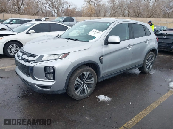 2020 Mitsubishi Outlander Sport ES 2.0 with VIN JA4AR3AU7LU024588, listed as a IAAI auction lot 41591589 with 117,495 mi miles. Bid and sale history available at carsss.com. Image 17.
