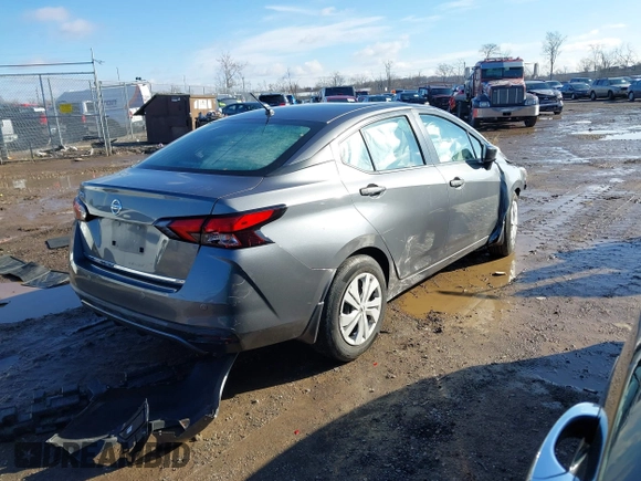 2020 Nissan Versa S with VIN 3N1CN8DV2LL891339, listed as a IAAI auction lot 41194153 with 21,222 mi miles and . Bid and sale history available at DreamBid. Image 4.
