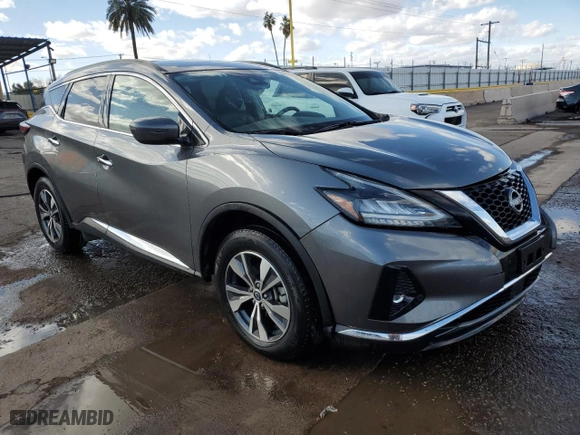 2023 Nissan Murano SV with VIN 5N1AZ2BJ5PC129478, listed as a Copart auction lot 46855025 with 61,056 mi miles and Non Repairable. Bid and sale history available at carsss.com. Image 4.