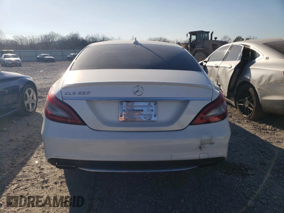 2015 Mercedes-Benz CLS 550 with VIN WDDLJ7DB7FA150002, listed as a Copart auction lot 87721385 with 115,718 mi miles and Salvage title. Bid and sale history available at DreamBid. Image 6.