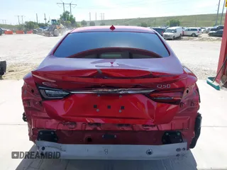 2022 Infiniti Q50 Luxe z VIN JN1EV7BP0NM310534, wystawiony jako IAAI lot #41588987 z przebiegiem 50 949 mil mil oraz . Historia ofert i sprzedaży dostępna na DreamBid. Obrazek 17.