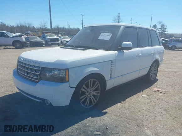 2012 Land Rover Range Rover HSE Lux with VIN SALMF1D49CA379073, listed as a IAAI auction lot 41477902 with 150,534 mi miles and . Bid and sale history available at DreamBid. Image 2.