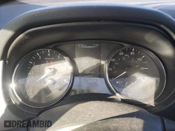 2017 Nissan Rogue S with VIN 5N1AT2MN2HC825475, listed as a Copart auction lot 50698375 with 92,083 mi miles and Salvage Title. Bid and sale history available at DreamBid. Image 9.