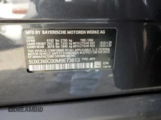 2021 BMW X5 xDrive40i with VIN 5UXCR6C00M9E73613, listed as a Copart auction lot 47495273 with 23,692 mi miles. Bid and sale history available at carsss.com. Image 13.