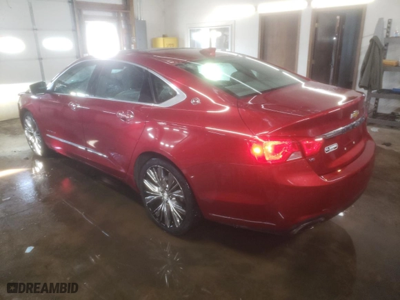 2015 Chevrolet Impala LTZ with VIN 2G1165S34F9224287, listed as a Copart auction lot 88551795 with 168,254 mi miles and Salvage Title. Bid and sale history available at carsss.com. Image 2.