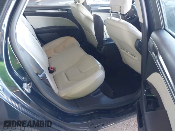 2014 Ford Fusion Titanium with VIN 3FA6P0K97ER328482, listed as a IAAI auction lot 40252350 with 137,128 mi miles. Bid and sale history available at carsss.com. Image 8.