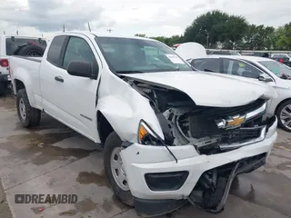 2019 Chevrolet Colorado 2WD Work Truck with VIN 1GCHSBEN4K1121267, listed as a IAAI auction lot 42464743 with 111,099 mi miles and . Bid and sale history available at DreamBid. Image 1.