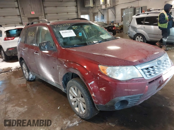 2011 Subaru Forester 2.5X Premium with VIN JF2SHBCC4BH700791, listed as a IAAI auction lot 41602496 with 93,413 mi miles. Bid and sale history available at carsss.com. Image 1.
