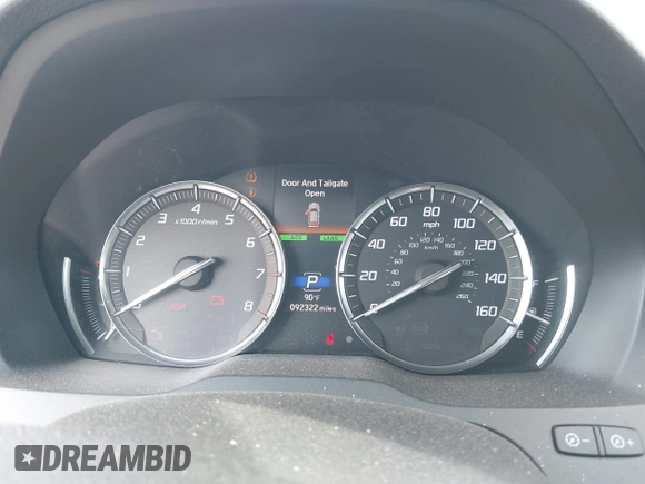 2018 Acura MDX with VIN 5J8YD3H3XJL003576, listed as a IAAI auction lot 41488826 with 92,322 mi miles and . Bid and sale history available at carsss.com. Image 7.