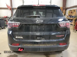 2023 Jeep Compass Trailhawk with VIN 3C4NJDDNXPT506660, listed as a Copart auction lot 56154445 with 92,473 mi miles and Salvage title. Bid and sale history available at DreamBid. Image 6.