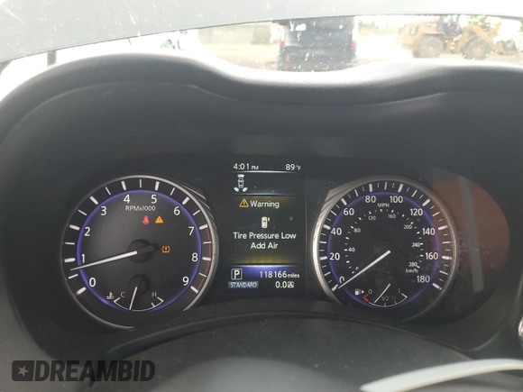 2017 Infiniti Q50 Premium with VIN JN1EV7AP6HM731468, listed as a Copart auction lot 61979495 with 118,166 mi miles and Clean title. Bid and sale history available at DreamBid. Image 9.