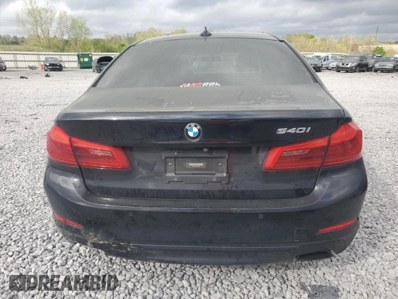 2017 BMW 5 Series 540i with VIN WBAJE5C37HG913993, listed as a Copart auction lot 51420545 with 74,320 mi miles and Salvage title. Bid and sale history available at DreamBid. Image 6.