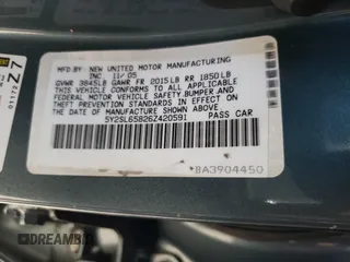 2006 Pontiac Vibe with VIN 5Y2SL65826Z420591, listed as a Copart auction lot 80156324 with 117,393 mi miles and Salvage Title. Bid and sale history available at carsss.com. Image 14.