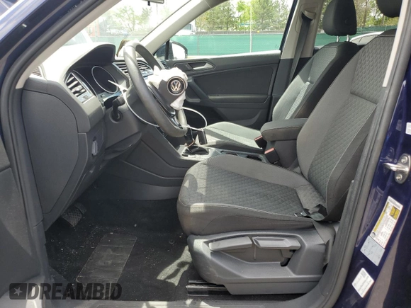 2021 Volkswagen Tiguan S with VIN 3VV1B7AX7MM036467, listed as a Copart auction lot 56992555 with 12,008 mi miles and Salvage title. Bid and sale history available at DreamBid. Image 7.