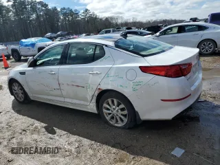 2015 Kia Optima EX with VIN 5XXGN4A75FG470258, listed as a Copart auction lot 46503835 with 113,489 mi miles and Salvage Title. Bid and sale history available at DreamBid. Image 2.