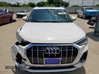 2023 Audi Q3 S line Premium with VIN WA1DECF32P1074282, listed as a Copart auction lot 58596045 with 52,392 mi miles and Salvage title. Bid and sale history available at DreamBid. Image 5.