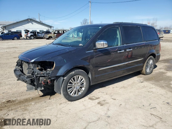 2013 Chrysler Town & Country Touring L with VIN 2C4RC1CG3DR797787, listed as a Copart auction lot 48028685 with 152,579 mi miles and Salvage Title. Bid and sale history available at DreamBid. Image 1.
