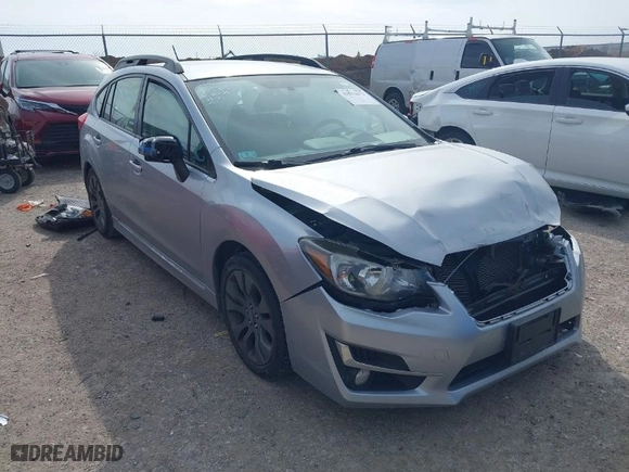 2015 Subaru Impreza Wagon 2.0i Sport Premium with VIN JF1GPAT6XF8270644, listed as a IAAI auction lot 41571672 with 69,734 mi miles. Bid and sale history available at carsss.com. Image 1.
