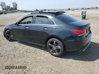 2021 Mercedes-Benz A 220 with VIN W1K3G4EB1MJ308004, listed as a Copart auction lot 59937905 with 43,733 mi miles and Salvage title. Bid and sale history available at DreamBid. Image 2.