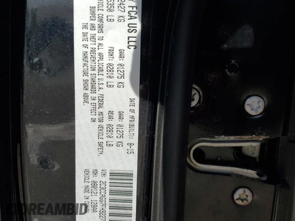 2015 Chrysler 300 with VIN 2C3CCAGG7FH922738, listed as a Copart auction lot 51807485 with 69,900 mi miles and Salvage Title. Bid and sale history available at carsss.com. Image 13.