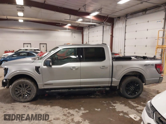2024 Ford F-150 XLT with VIN 1FTFW3LD8RFA65407, listed as a IAAI auction lot 41523171 with 6,946 mi miles. Bid and sale history available at carsss.com. Image 14.
