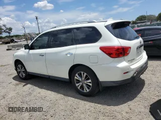 2019 Nissan Pathfinder SL with VIN 5N1DR2MNXKC652937, listed as a Copart auction lot 60358885 with 56,662 mi miles and Non repairable. Bid and sale history available at DreamBid. Image 2.