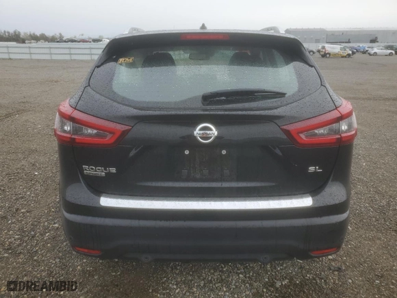 2022 Nissan Rogue Sport SL with VIN JN1BJ1CV2NW348358, listed as a Copart auction lot 50233335 with 52,988 mi miles and Salvage Title. Bid and sale history available at carsss.com. Image 6.
