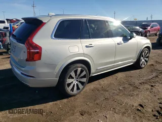 2021 Volvo XC90 Inscription with VIN YV4A22PL5M1708753, listed as a Copart auction lot 80715284 with 15,191 mi miles and Salvage Title. Bid and sale history available at carsss.com. Image 3.