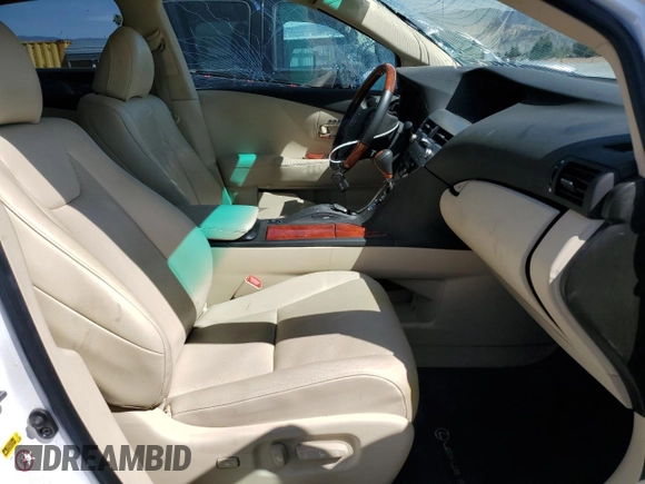 2012 Lexus RX 350 with VIN 2T2ZK1BA9CC068610, listed as a Copart auction lot 51990635 with 37,684 mi miles and Salvage Title. Bid and sale history available at DreamBid. Image 7.