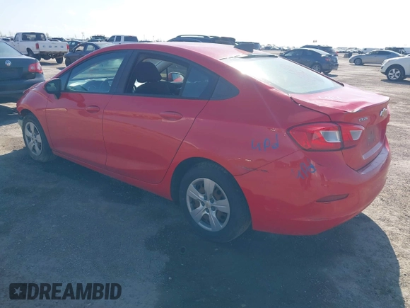 2018 Chevrolet Cruze LS with VIN 1G1BC5SM3J7143183, listed as a IAAI auction lot 41765123 with 109,670 mi miles and . Bid and sale history available at DreamBid. Image 3.