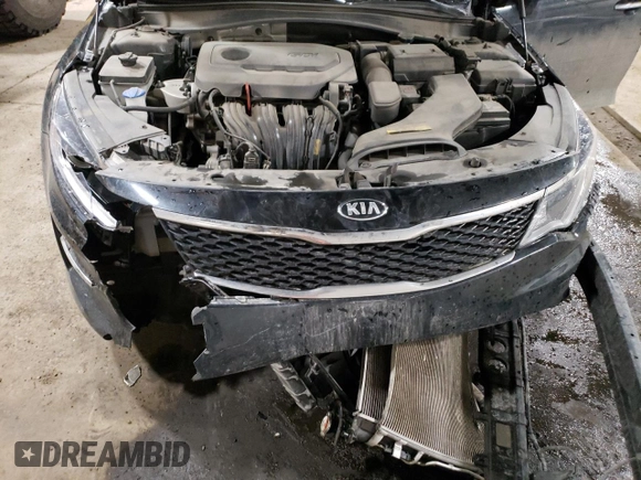 2018 Kia Optima LX с VIN 5XXGT4L33JG268768, выставлен на аукционе Copart как лот 53918815 с пробегом 61 206 миль миль и Списание • Salvage title. История ставок и продаж доступна на DreamBid. Изображение 11.