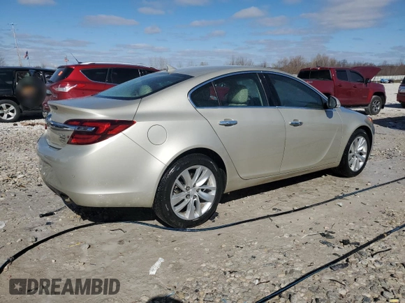 2014 Buick Regal Premium I with VIN 2G4GN5EX4E9254287, listed as a Copart auction lot 51813025 with 62,390 mi miles and Clean Title. Bid and sale history available at carsss.com. Image 3.