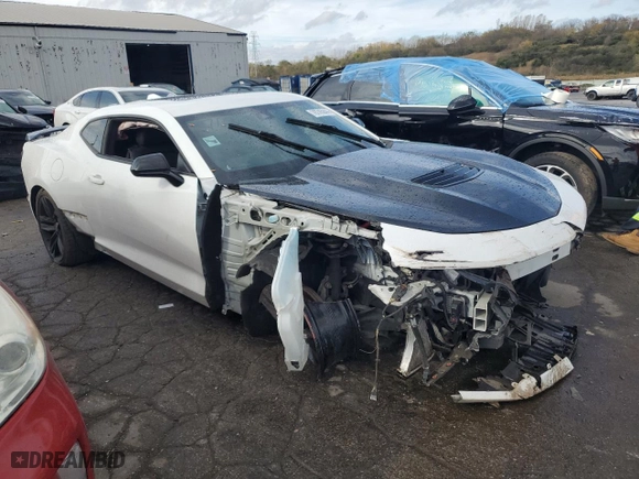 2021 Chevrolet Camaro 2SS with VIN 1G1FH1R70M0102938, listed as a Copart auction lot 78745944 with 19,366 mi miles and Salvage Title. Bid and sale history available at carsss.com. Image 4.