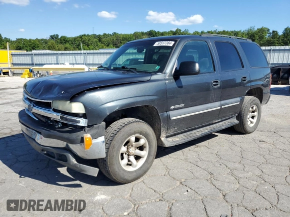2003 Chevrolet Tahoe LT with VIN 1GNEK13Z53R298200, listed as a Copart auction lot 72174824 with 0 mi miles and Salvage Title. Bid and sale history available at carsss.com. Image 1.