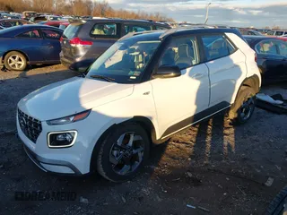 2024 Hyundai Venue SEL with VIN KMHRC8A39RU327634, listed as a IAAI auction lot 41185940 with 1,486 mi miles and . Bid and sale history available at DreamBid. Image 2.