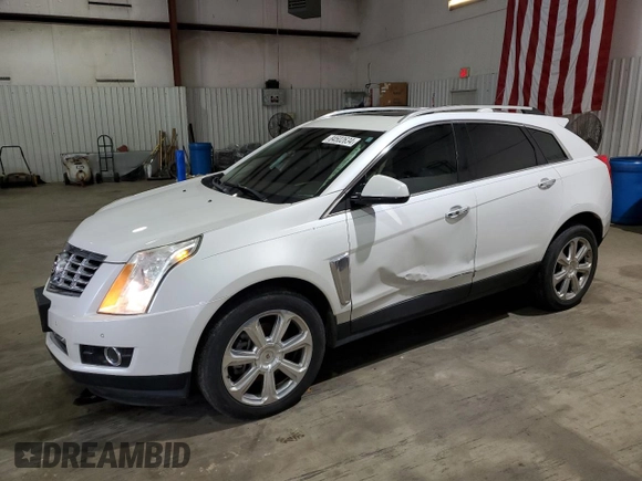 2016 Cadillac SRX Performance Collection with VIN 3GYFNCE36GS525836, listed as a Copart auction lot 84502634 with 94,639 mi miles and Salvage title. Bid and sale history available at DreamBid. Image 1.