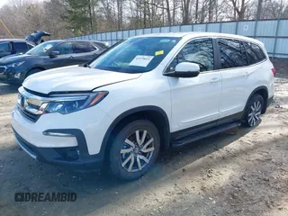 2022 Honda Pilot EX-L with VIN 5FNYF6H5XNB016493, listed as a IAAI auction lot 41579615 with 48,086 mi miles. Bid and sale history available at carsss.com. Image 2.
