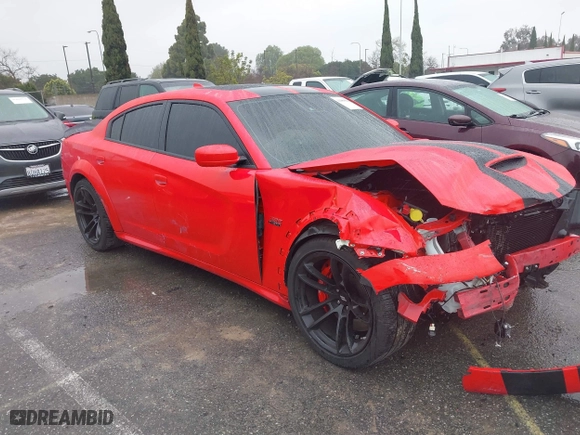 2022 Dodge Charger Scat Pack with VIN 2C3CDXGJ7NH229307, listed as a IAAI auction lot 41808821 with 12,184 mi miles. Bid and sale history available at carsss.com. Image 1.