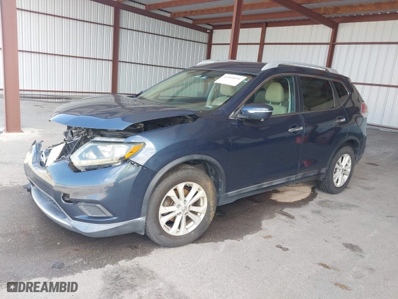 2015 Nissan Rogue S with VIN 5N1AT2MT5FC758950, listed as a IAAI auction lot 42018191 with 106,323 mi miles. Bid and sale history available at carsss.com. Image 2.